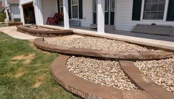 Retaining Wall Construction for VQ Land & Stone in St. Louis, MO