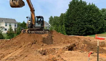 Land Clearing for B.E. Contracting LLC in White Marsh, MD