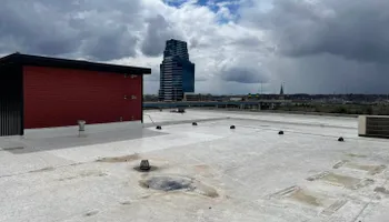 Spray polyurethane Foam&coating system for increased thermal protection. for Watershed Commercial Roofing in Grand Rapids, MI