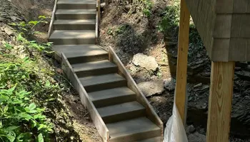 Stamped Concrete Installation for Concrete Pros, LLC in Lorain, OH