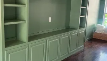 Custom Cabinet Design for Brothers Wood Refresh Upholstery in Houston, TX