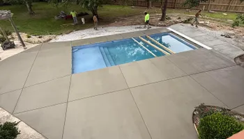Stamped Concrete Installation for Modern Concrete LLC in Lowell, AR