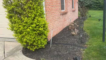 Mulch Installation for Blue Cardinal Outdoor Living Construction in Kokomo, IN