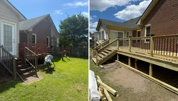 Deck Construction for Tarheel Restoration in Durham, NC