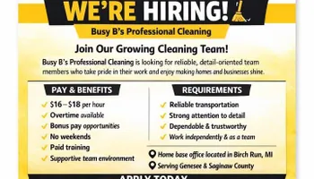 Commercial Cleaning for Busy B's Professional Cleaning in Birch Run, MI