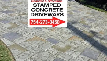 Sidewalk Installation for Beautiful and Affordable Stamped Concrete by Castilla Concrete Finish Design Corp in Sunrise, FL