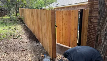 Fence Installation for HDR Construction in New Braunfels, TX