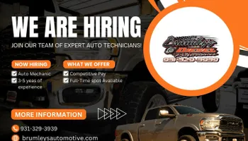AUTOMOTIVE REPAIR for Brumley’s Automotive & Truck Repair in Hohenwald, TN