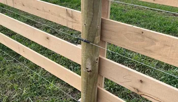 Fence Installation for Double H Fencing in Hartville, OH