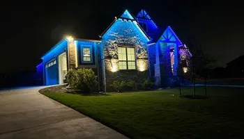 LED Light Installation for Light It Up AV & Turf in Westlake, TX