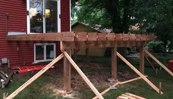 Deck And Patio Construction for Asher Construction in River Falls, WI