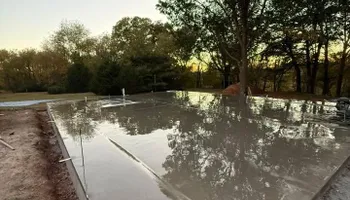 Stamped Concrete Installation for Modern Concrete LLC in Lowell, AR