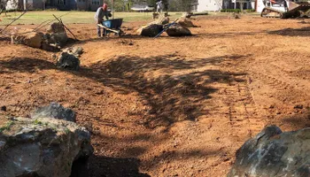 Erosion Control / Water Management for Christina King Landscape Design in West Raleigh, NC