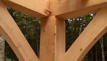 Timber Framing for Dresser Timber Frames in Dedham, ME