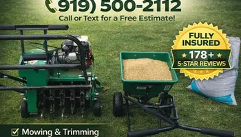 Lawn Clean Up for Healthy Roots Landscaping in Apex, NC