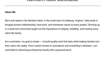 Custom Home Building for LegaSea Construction in Kilmarnock, VA