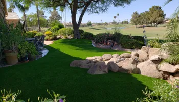 Patio Design & Construction for Green landscape in Chandler, AZ