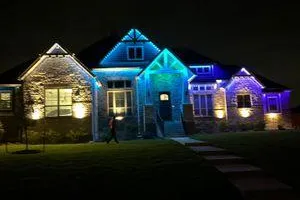 LED Light Installation for Light It Up AV & Turf in Westlake, TX