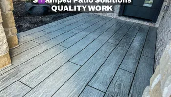 Decorative Concrete Overlay for Stamped Patio Solutions in Richmond, TX 