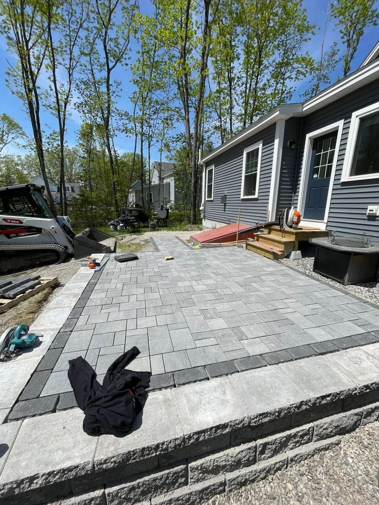 Custom Hardscapes for Deering Ridge Landscaping in Waterboro, ME