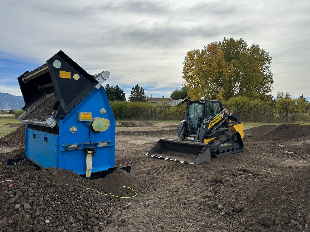 Dirt Work for R&H Homes in Bozeman, MT
