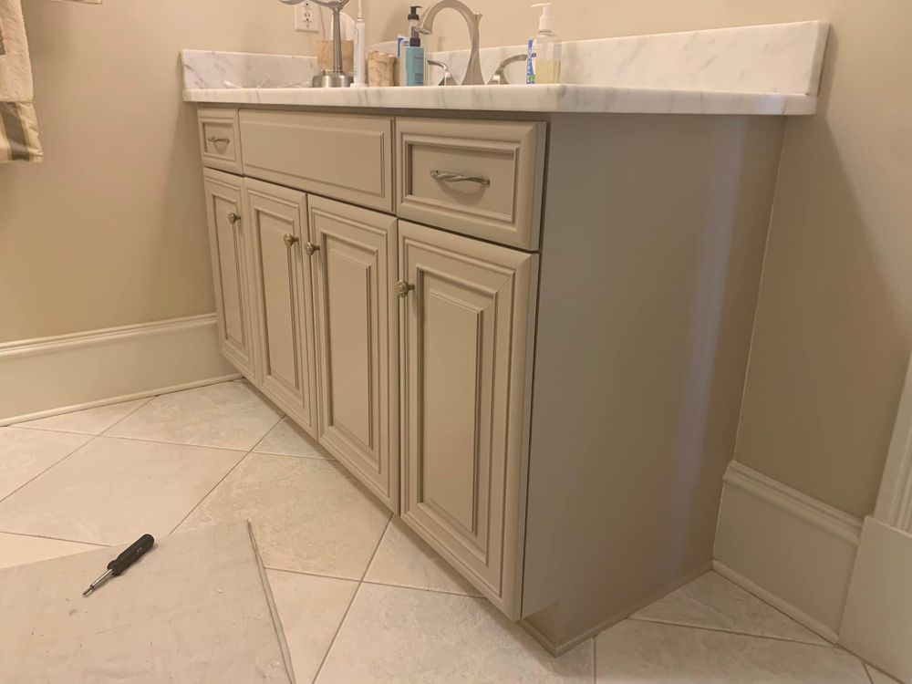 Kitchen and Bathroom Cabinets for Lagos Painting Service in Mooresville, NC