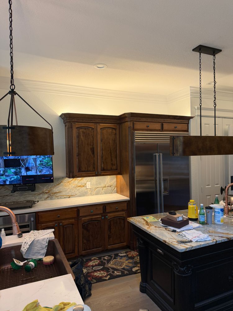 Indoor LED Strip Lighting for Light It Up AV and Turf in Keller, TX