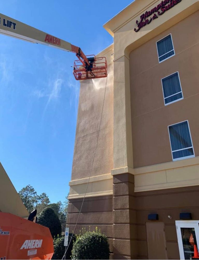 Pressure Washing for Deep South Exterior Cleaning in Moultrie, Georgia