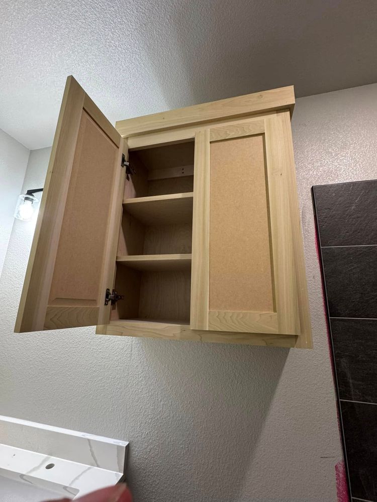 Cabinet Refinishing for J&C Painting in Mabank, TX