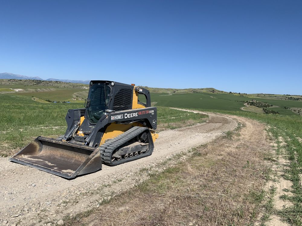 Dirt Work for R&H Homes in Bozeman, MT