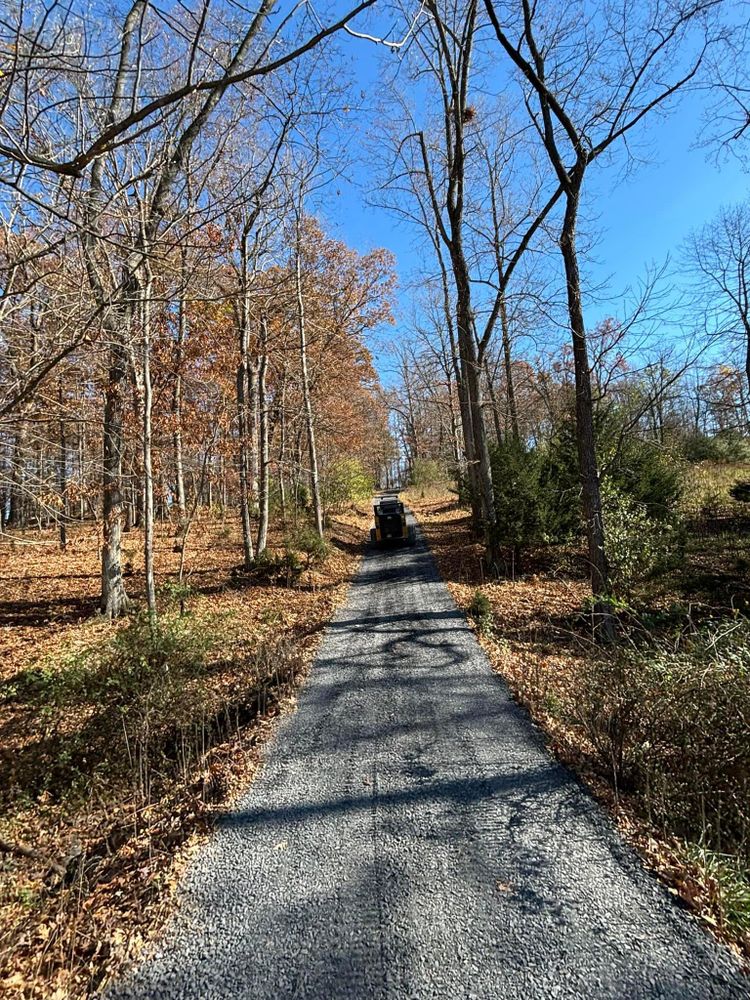 Grading for Schrock’s Land Management in Northern Virginia, Shenandoah Valley, VA