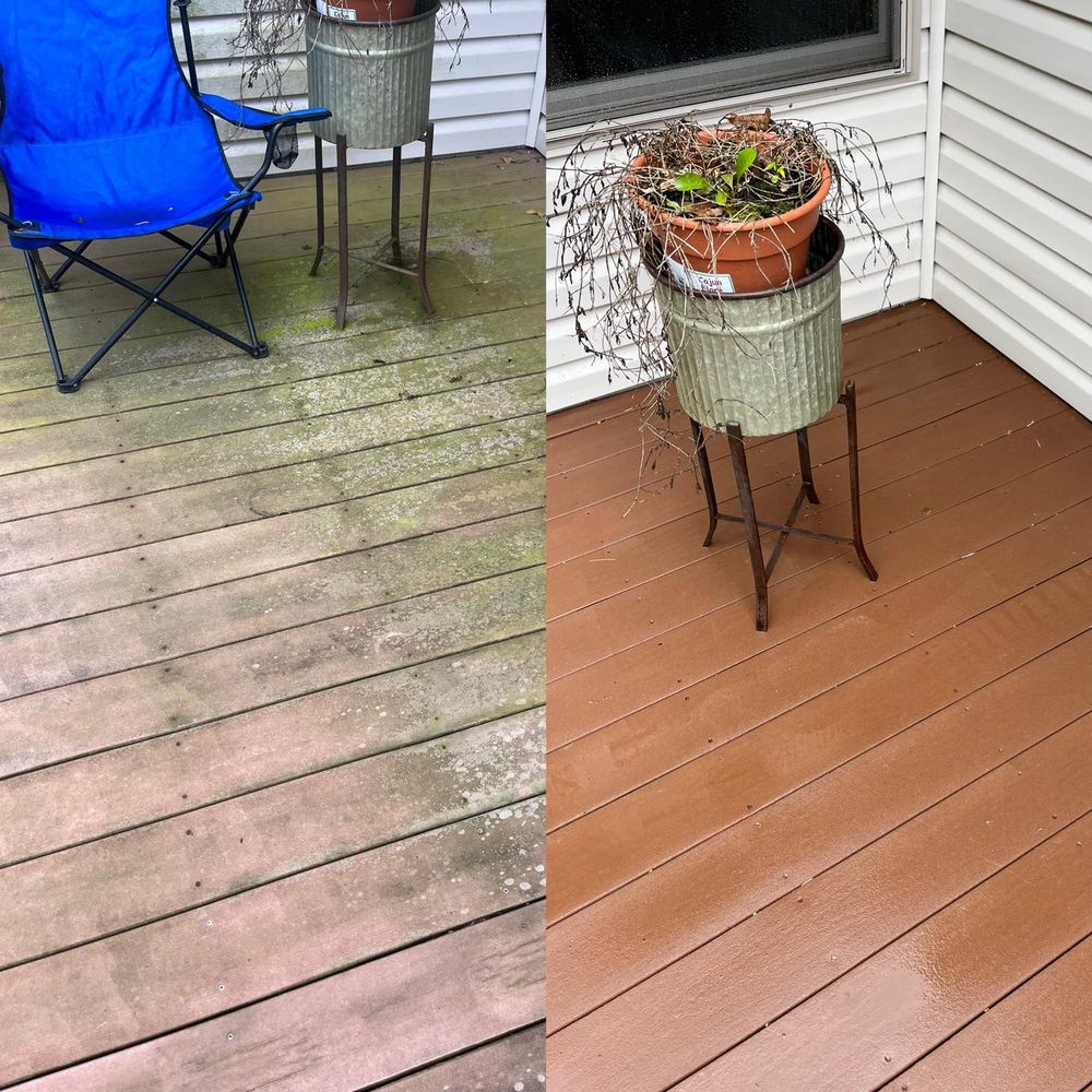 Deck & Patio Cleaning for A.W. Pressure Washing in Warsaw, OH