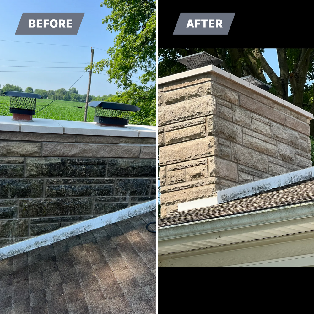 Before & After photos. for Pittman Masonry Construction, LLC in Plymouth, IN