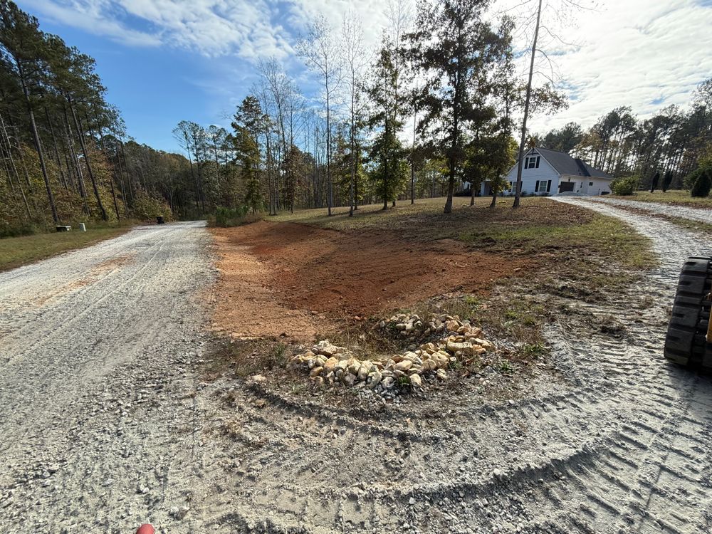 Grading for Dirt Pro Land Solutions in Fayetteville, GA