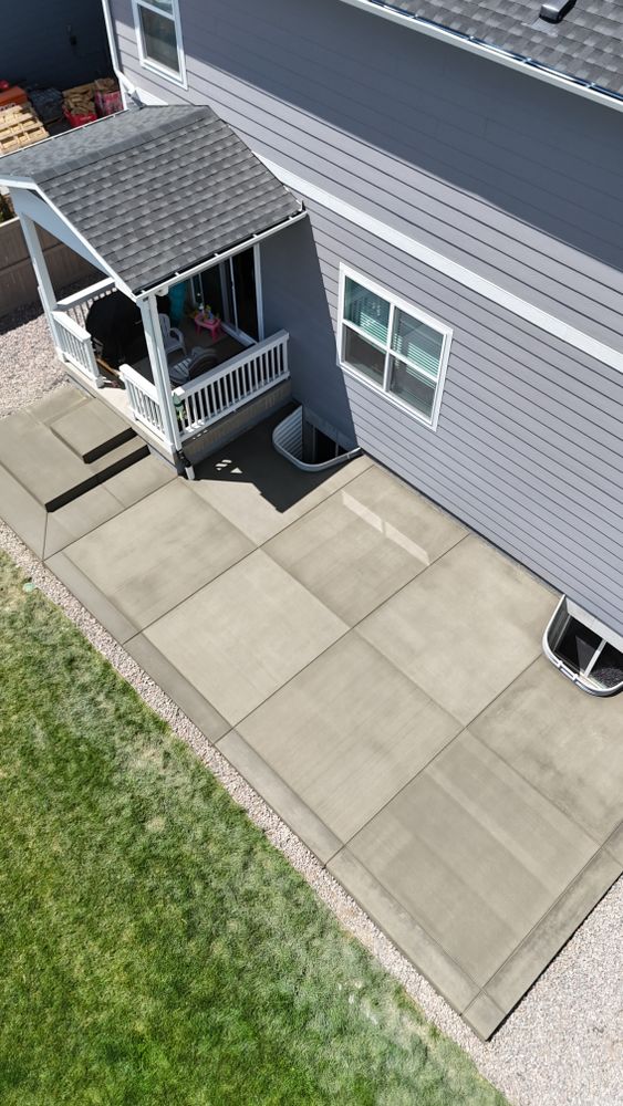 Decorative Concrete  for B&M Concrete LLC in Longmont, CO