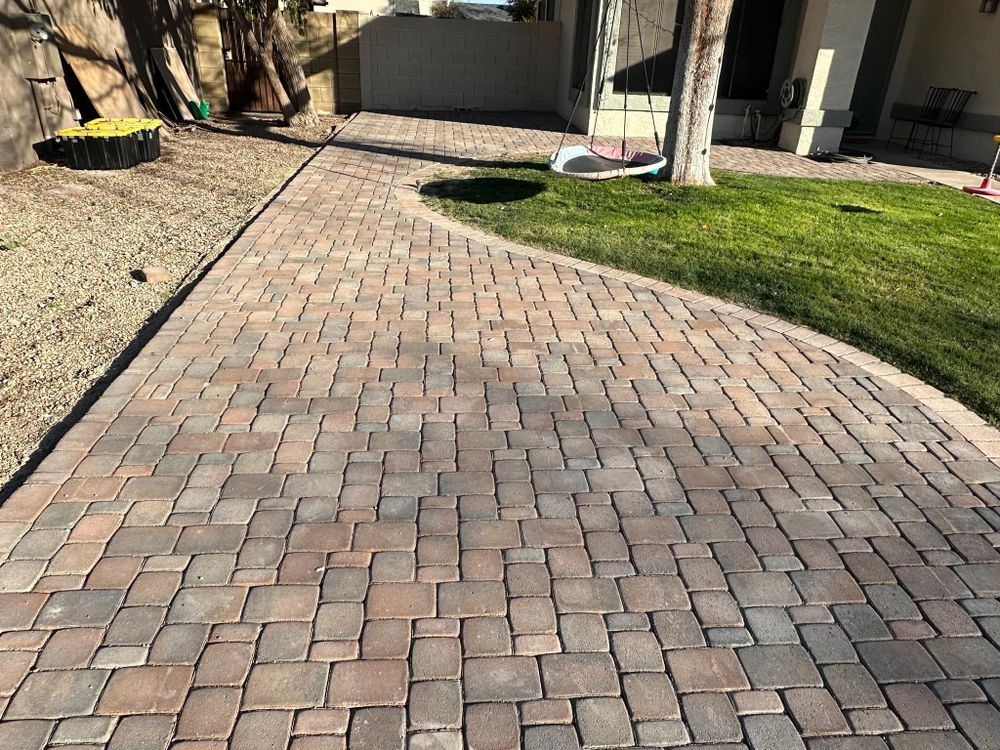 Enhance your outdoor space with our expert landscape installation service, combining natural beauty and durability. Transform your property with custom designs that reflect your style and increase curb appeal. for Sun Of The West Valley Hardscaping LLC in Phoenix, AZ