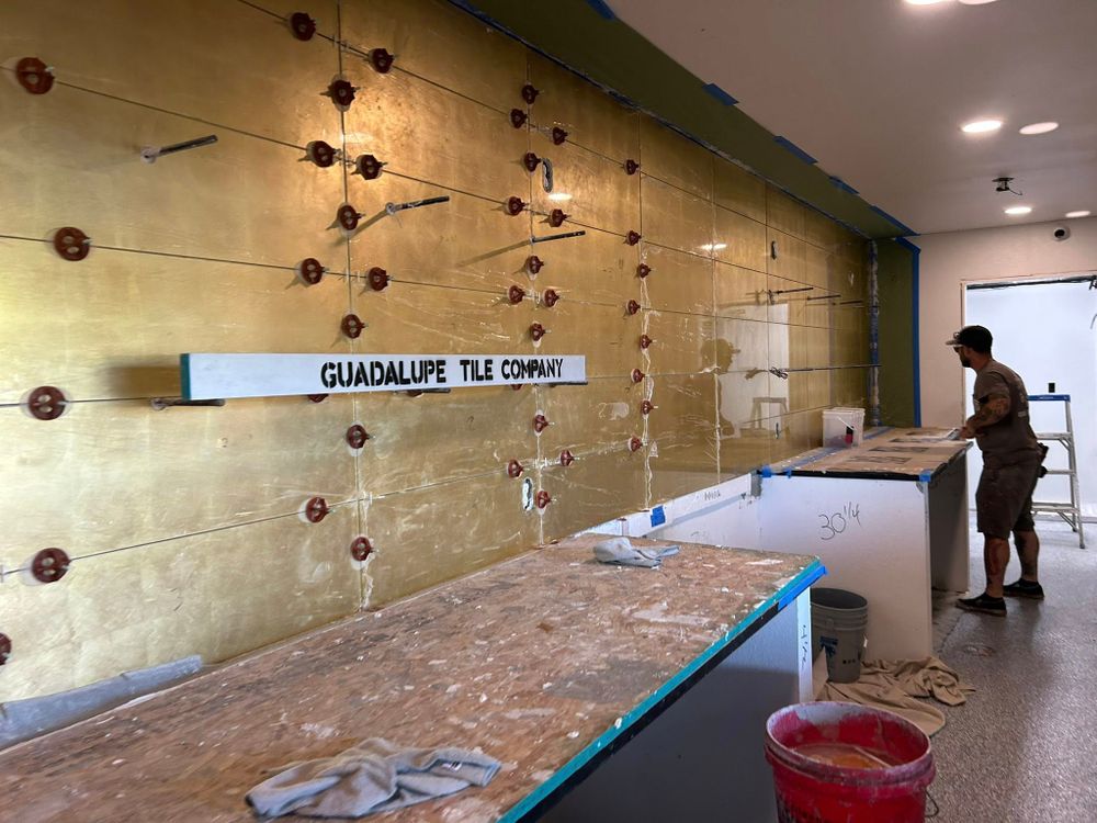 Bathroom Tiling for Guadalupe Tile Company in New Braunfels, TX