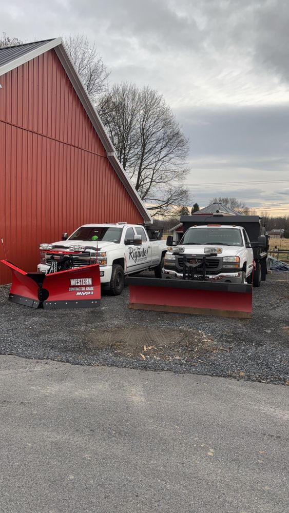 Ensure a safe, accessible property with our Commercial Residential Snow & Ice Removal service, expertly clearing your driveways and sidewalks swiftly during winter to prevent hazards and maintain convenience for you. for Rigante LandWorx in Nazareth, PA