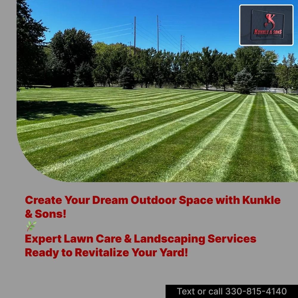 instagram for Kunkle & Sons Property Maintenance in New Franklin, OH