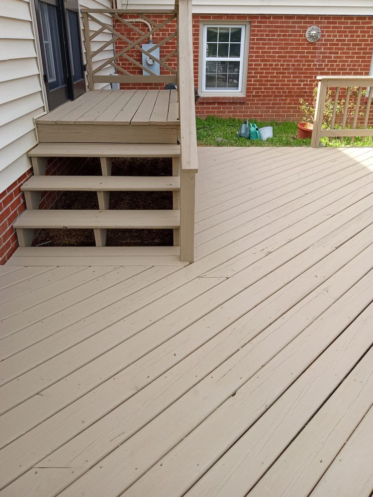 Deck Renovation & Staining for Color Coats Painting in Chesterfield, VA