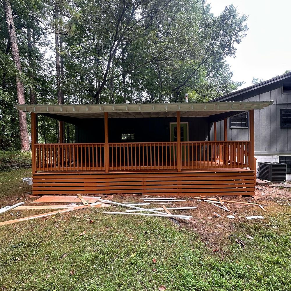 Deck Staining for Maicks Painting in Villa Rica, GA