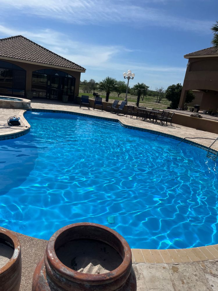 Our Pool Maintenance service ensures your pool remains clean, safe, and in optimal condition year-round. Let our expert technicians handle regular cleaning, equipment checks, and chemical balancing for worry-free enjoyment. for Pool Queen Services in Eagle Pass, TX