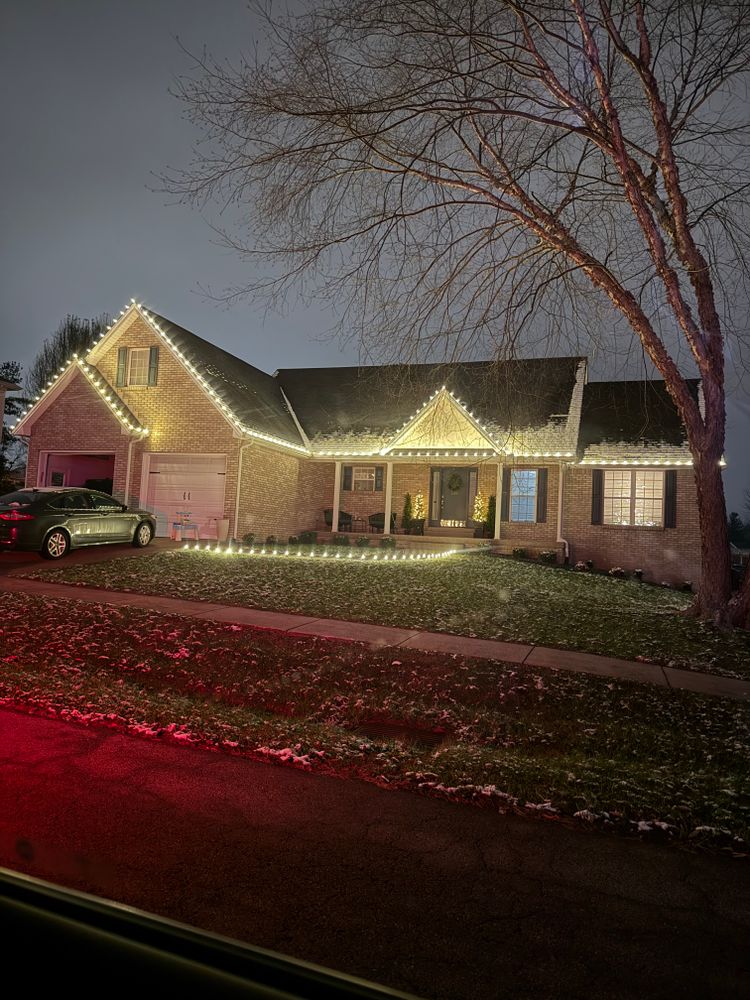 Christmas Light Installation Gallery for Bluegrass Brothers Exterior Services LLC in Elizabethtown, KY