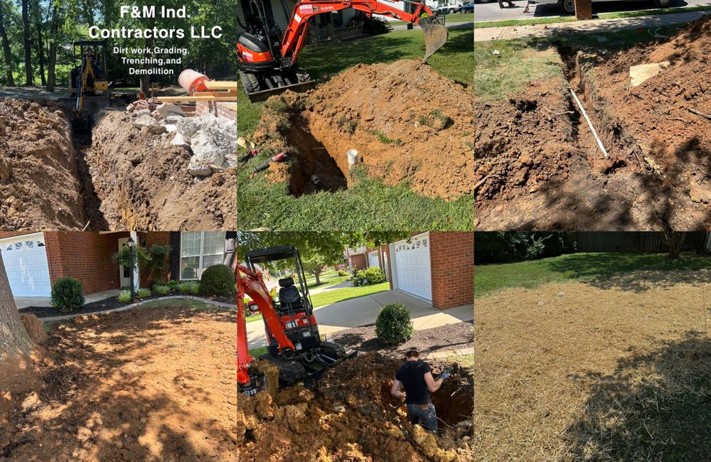 Excavating for F&M Independent Contractors in Murfreesboro, TN