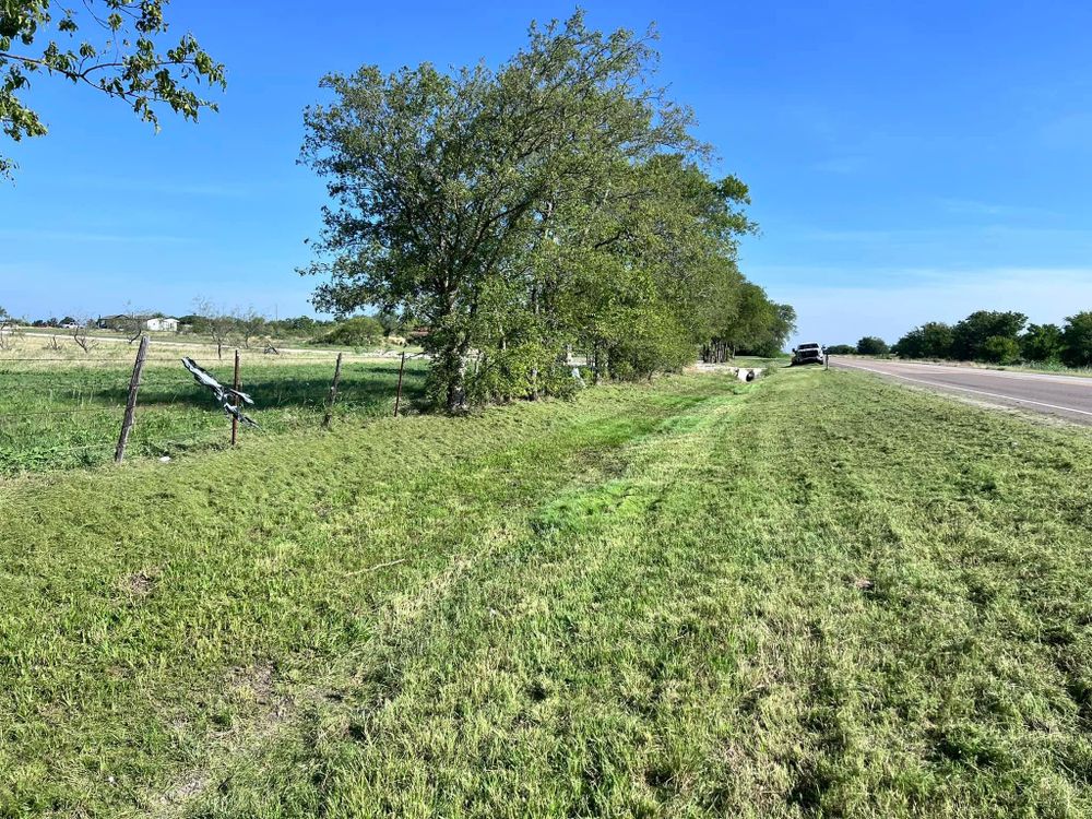 Mowing for AAA Lawn Service in Moody, TX