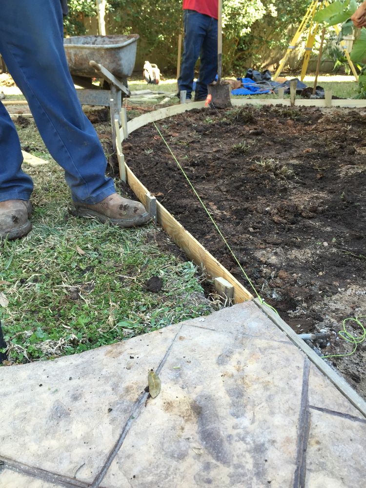 Patios for Texas Curb N Borders in Houston, TX