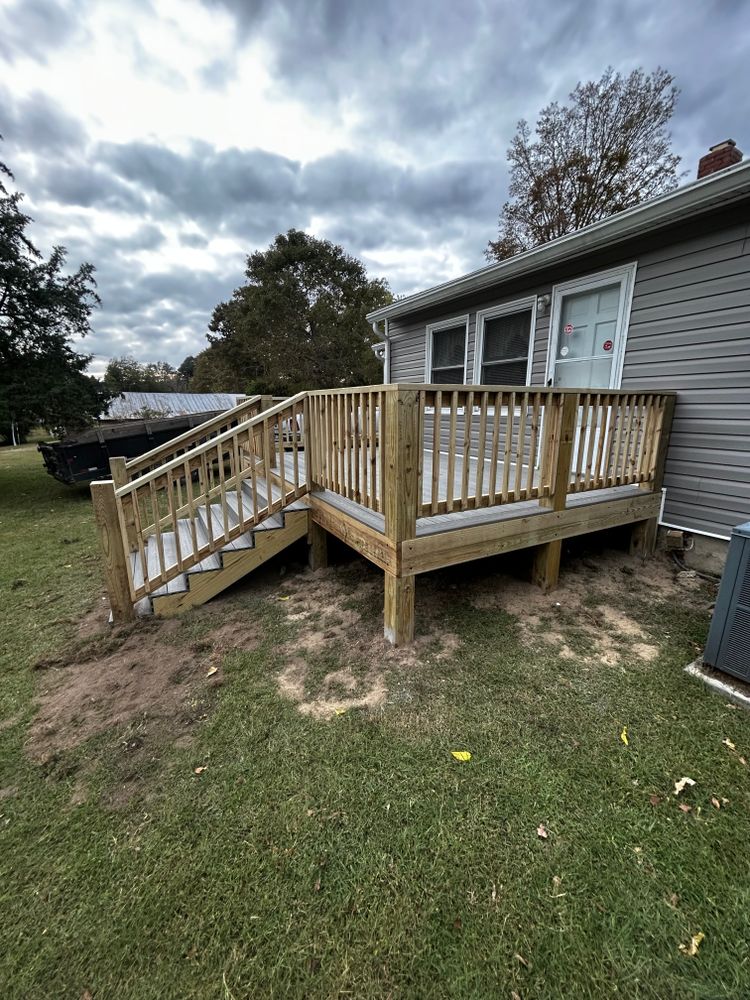 Enhance your outdoor space with our expert deck installation and repair services. As specialists in roofing installation, we bring the same commitment to quality and precision to every project we undertake. for Crown Roofing & Remodeling in Wake Forest, NC