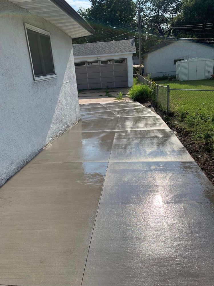 Commercial Concrete for Outdoor Dynamics LLC in Sherburne County, MN