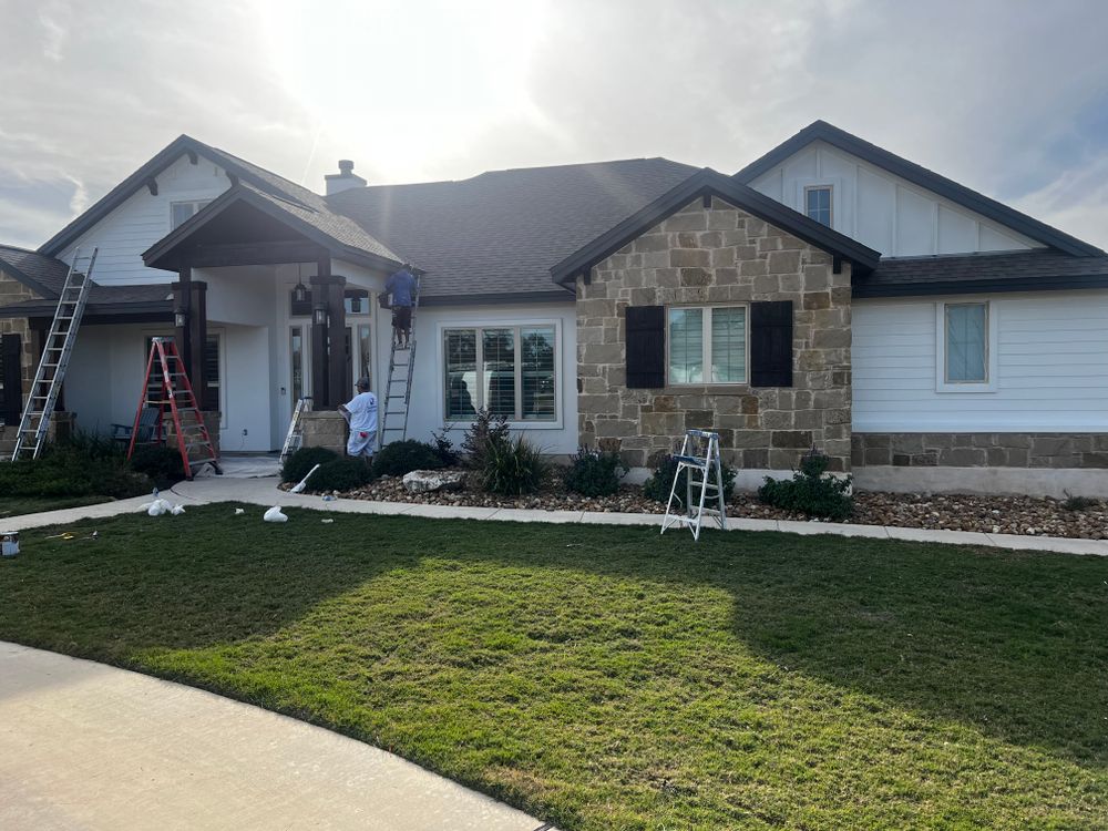 Exterior Painting for L.P. Contractors in San Antonio, Texas