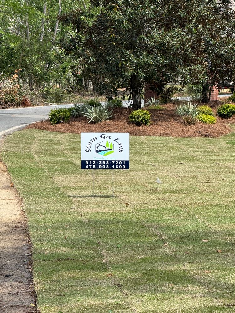 Revitalize your lawn with our professional sodding service, offering quick installation of lush, healthy turf to enhance curb appeal and ensure a vibrant landscape for your home! for South GA Land Development in Hazlehurst, GA